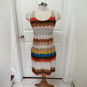 Colorful Striped Sleeveless Dress
